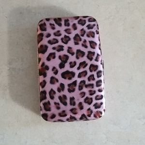 Leopard clutch NWOT